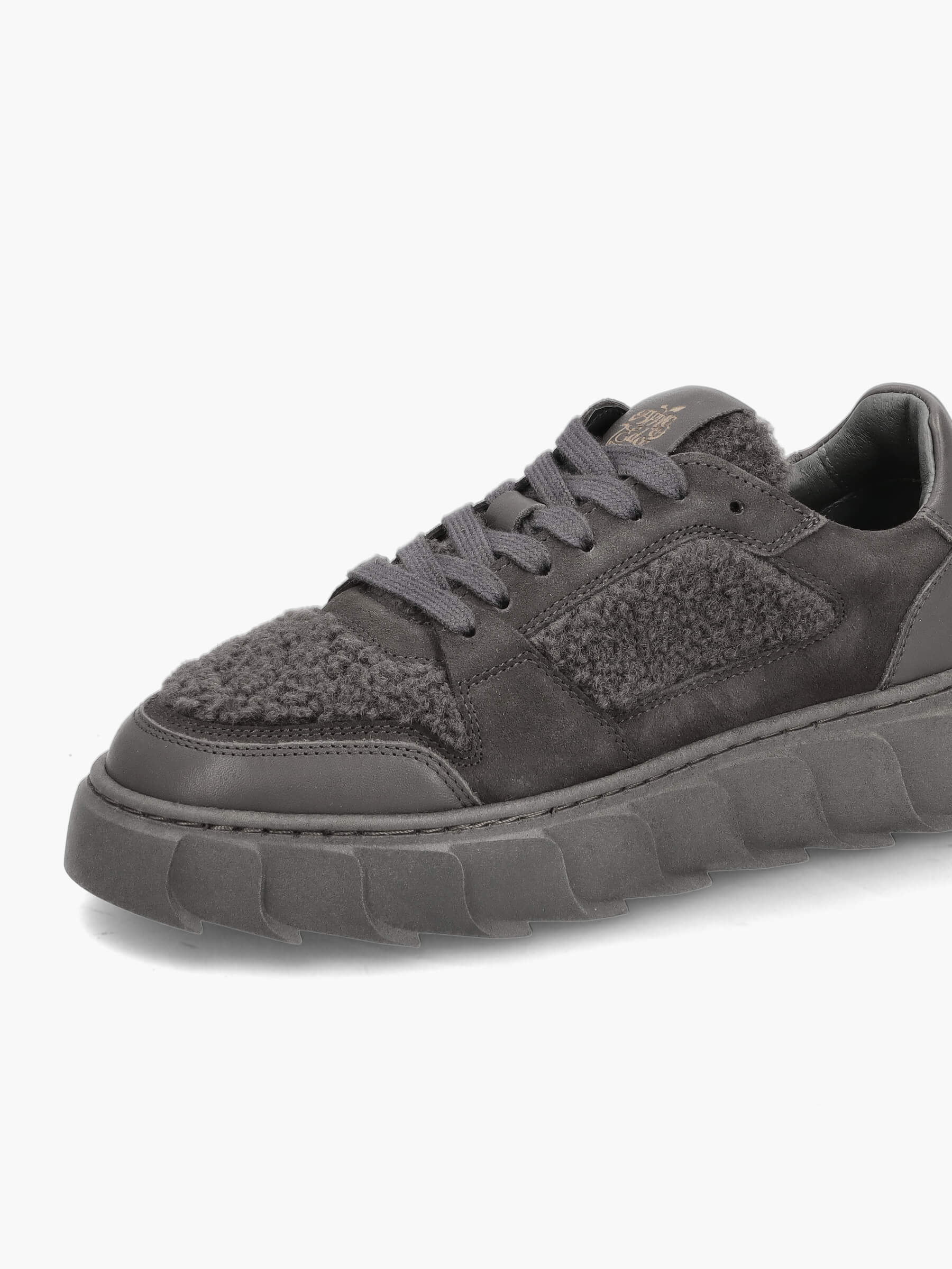 AW24-LONDON14-dk-grey-000-000-Apple-of-Eden_6_BM Sneaker dunkelgrau, Wildleder, Kleidung, Schuhwerk, Schuh, Sneaker