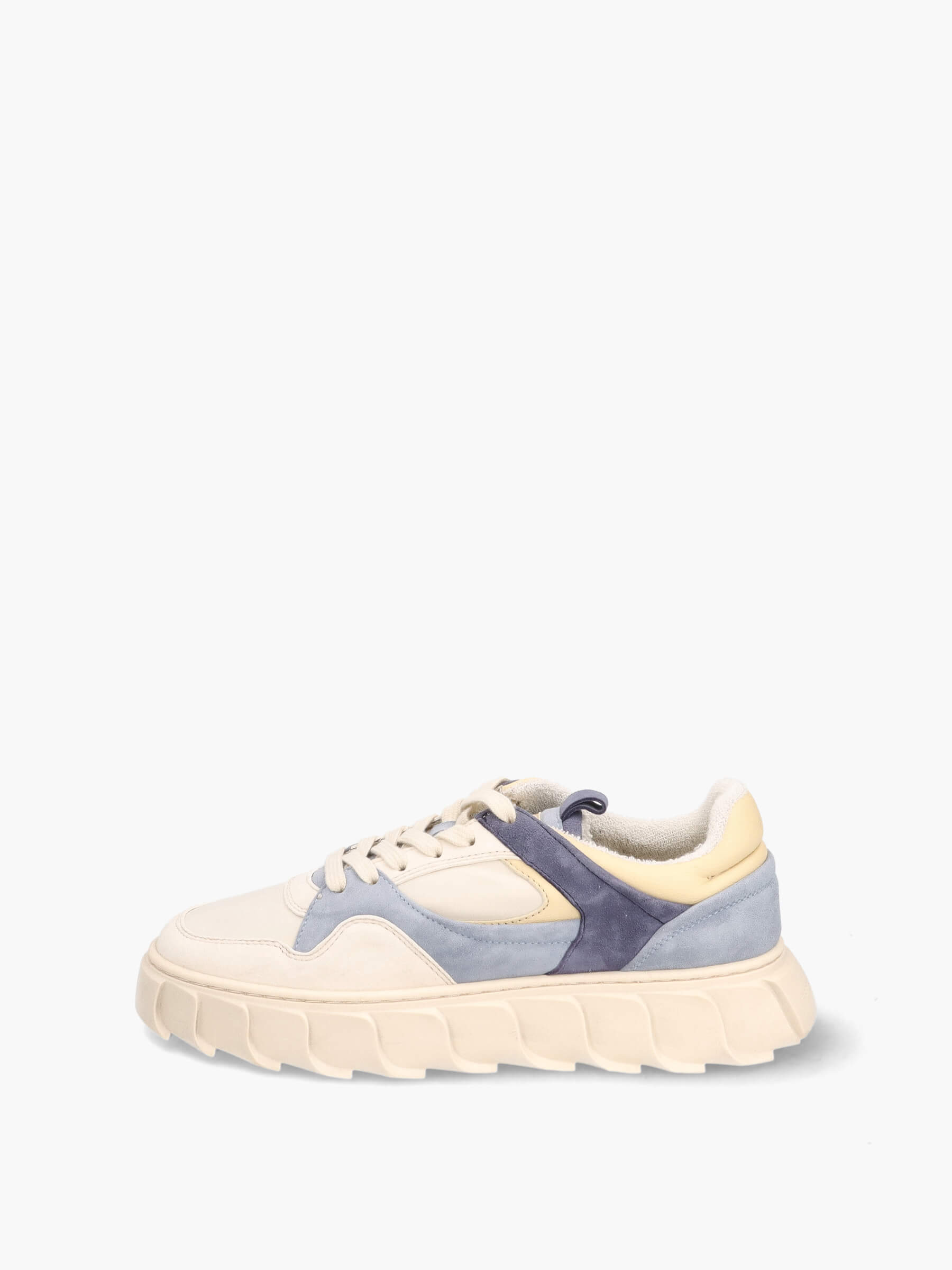 Mehrfarbige Sneaker Weiß/Blau, Bekleidung, Schuhwerk, Schuh, Sneaker
