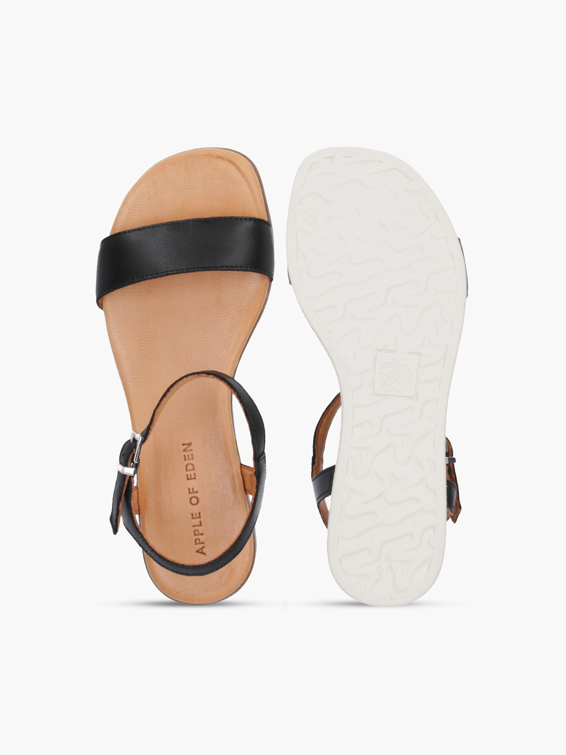 ISA Schwarz, Bekleidung, Schuhwerk, Sandale