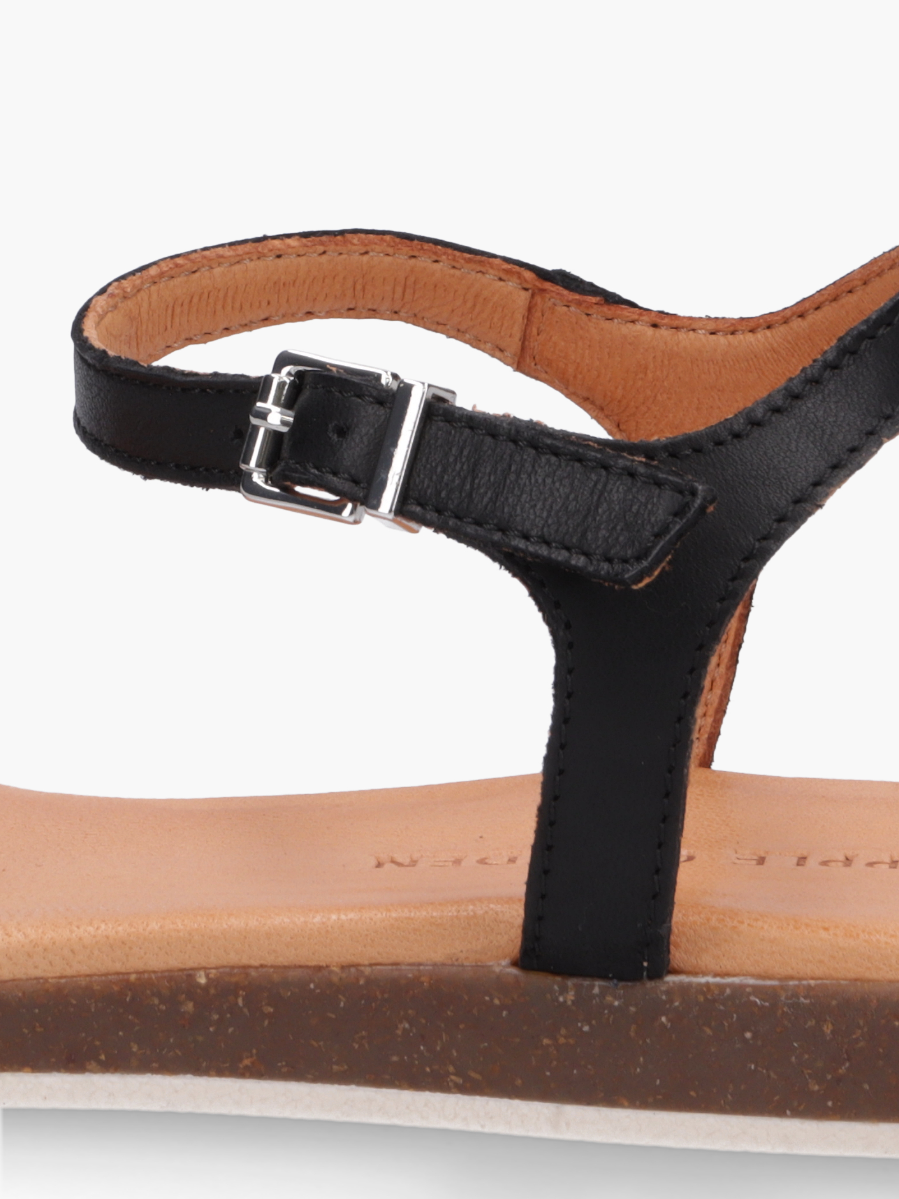 ISA Schwarz, Schuhwerk, Sandale, Zubehör, Riemen, Gürtel