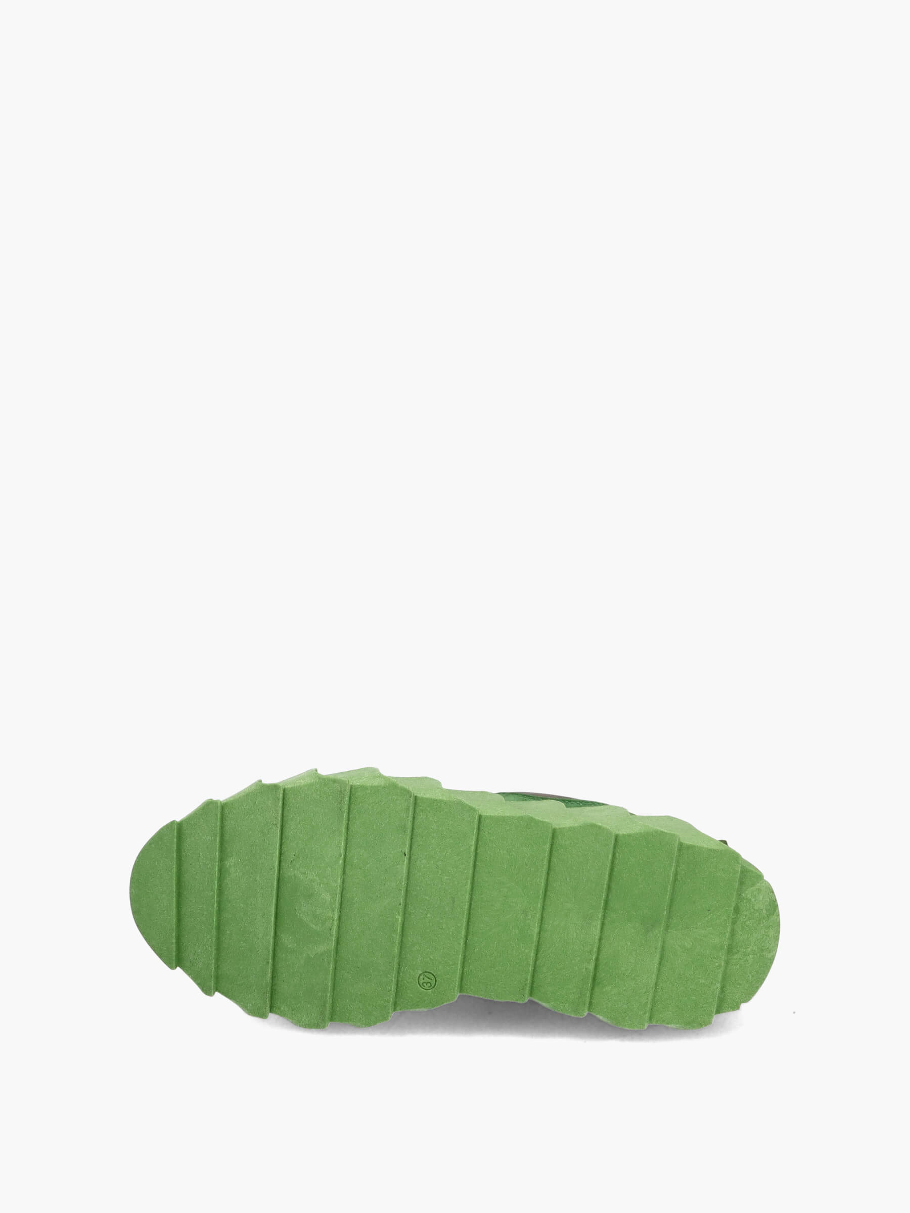 Plateau-Sneaker Taupe/Green