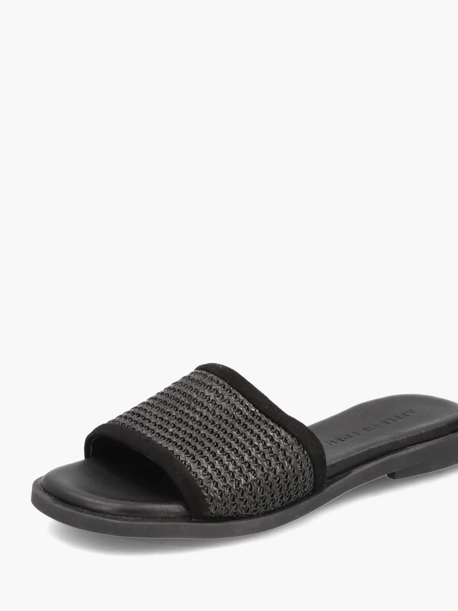 ARIANA-Black, Bekleidung, Schuhwerk, Sandale, Rauchrohr
