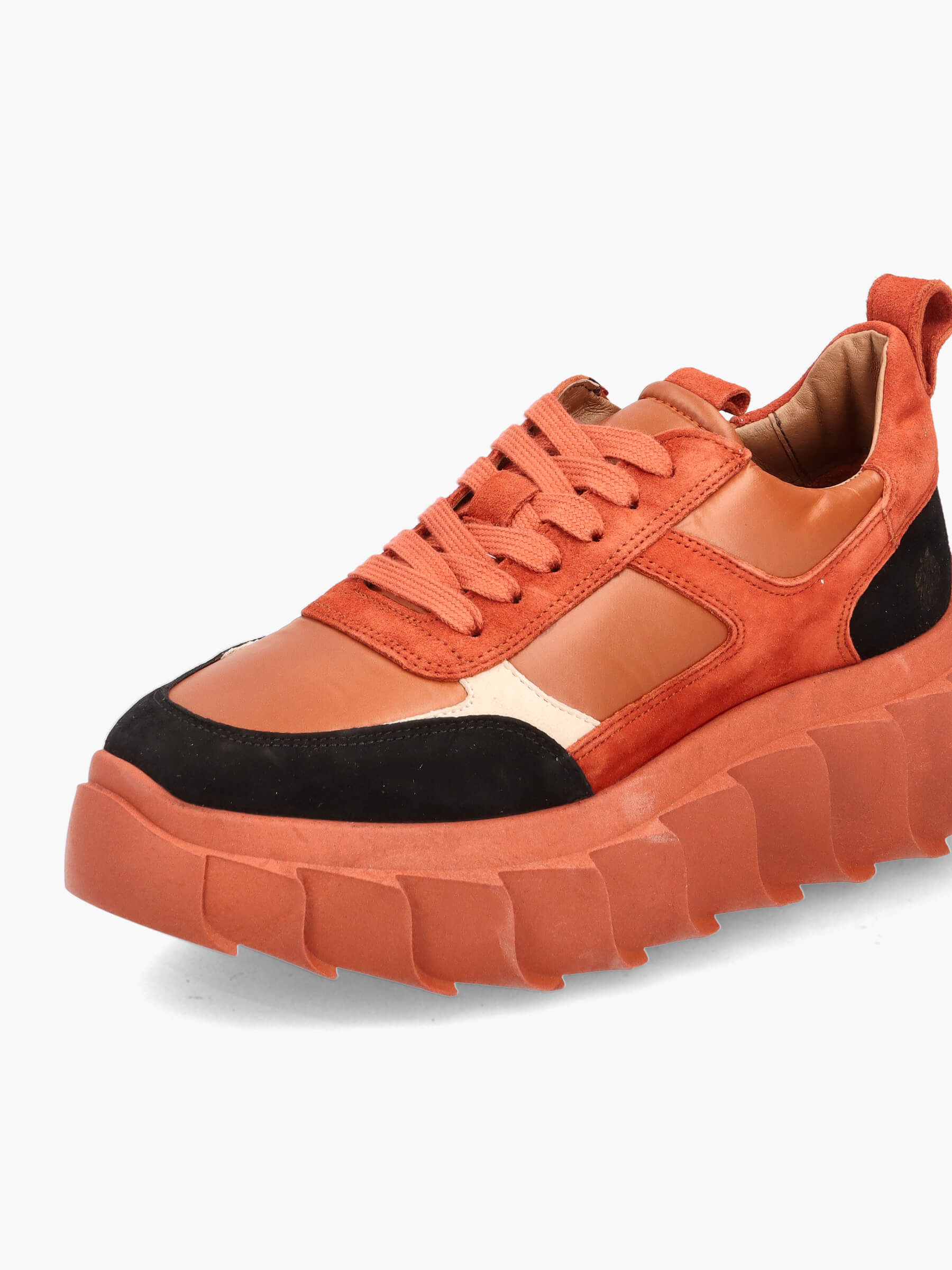 Plateau-Sneaker Zweifarbig, Bekleidung, Schuhwerk, Schuh, Sneaker