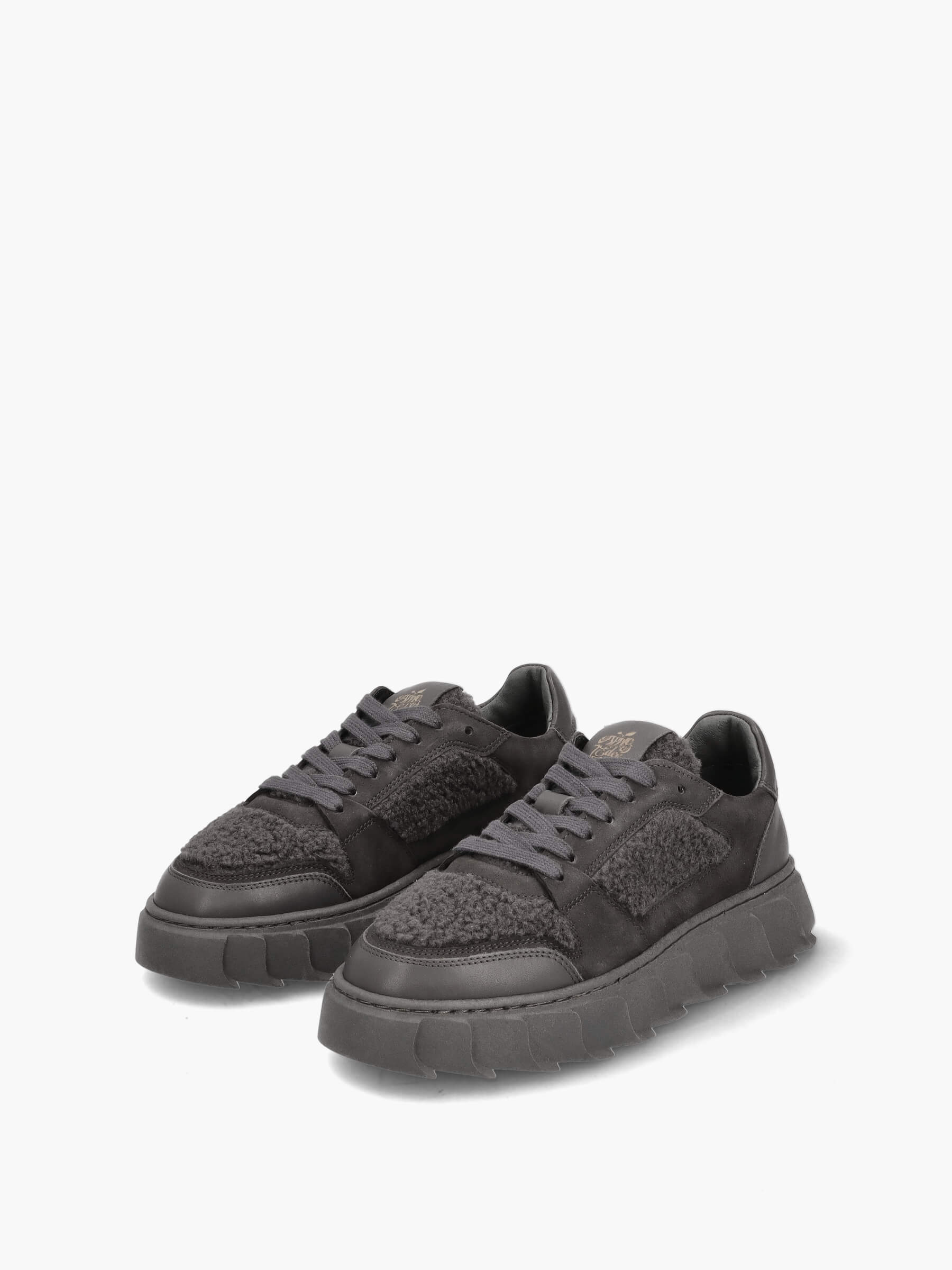 AW24-LONDON14-dk-grey-000-000-Apple-of-Eden_1_BM Sneaker dunkelgrau, Bekleidung, Schuhwerk, Schuh, Sneaker, Wildleder