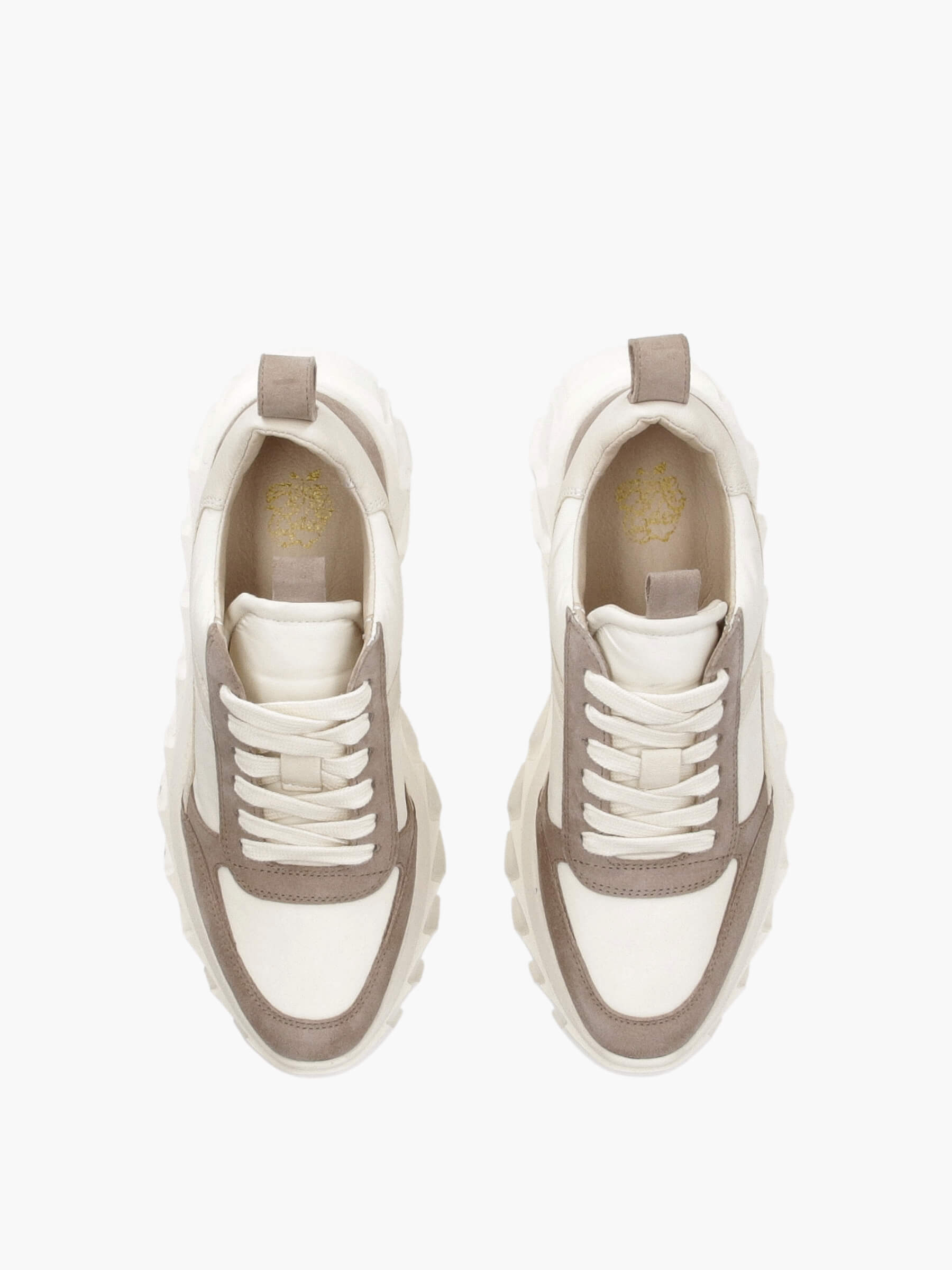 Plateau-Sneaker Zweifarbig, Bekleidung, Schuhwerk, Schuh, Sneaker