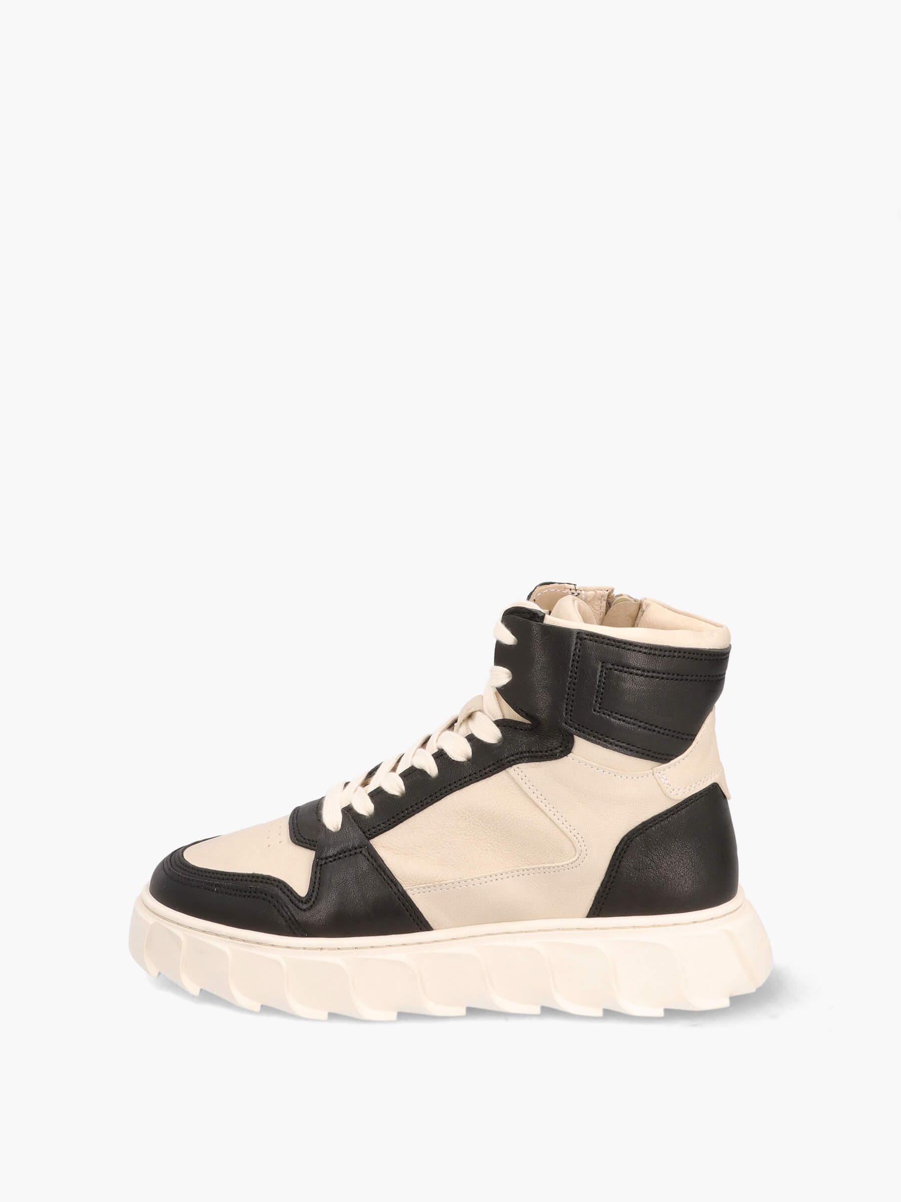 High Top Sneaker schwarz/weiß, Bekleidung, Schuhwerk, Schuh, Sneaker