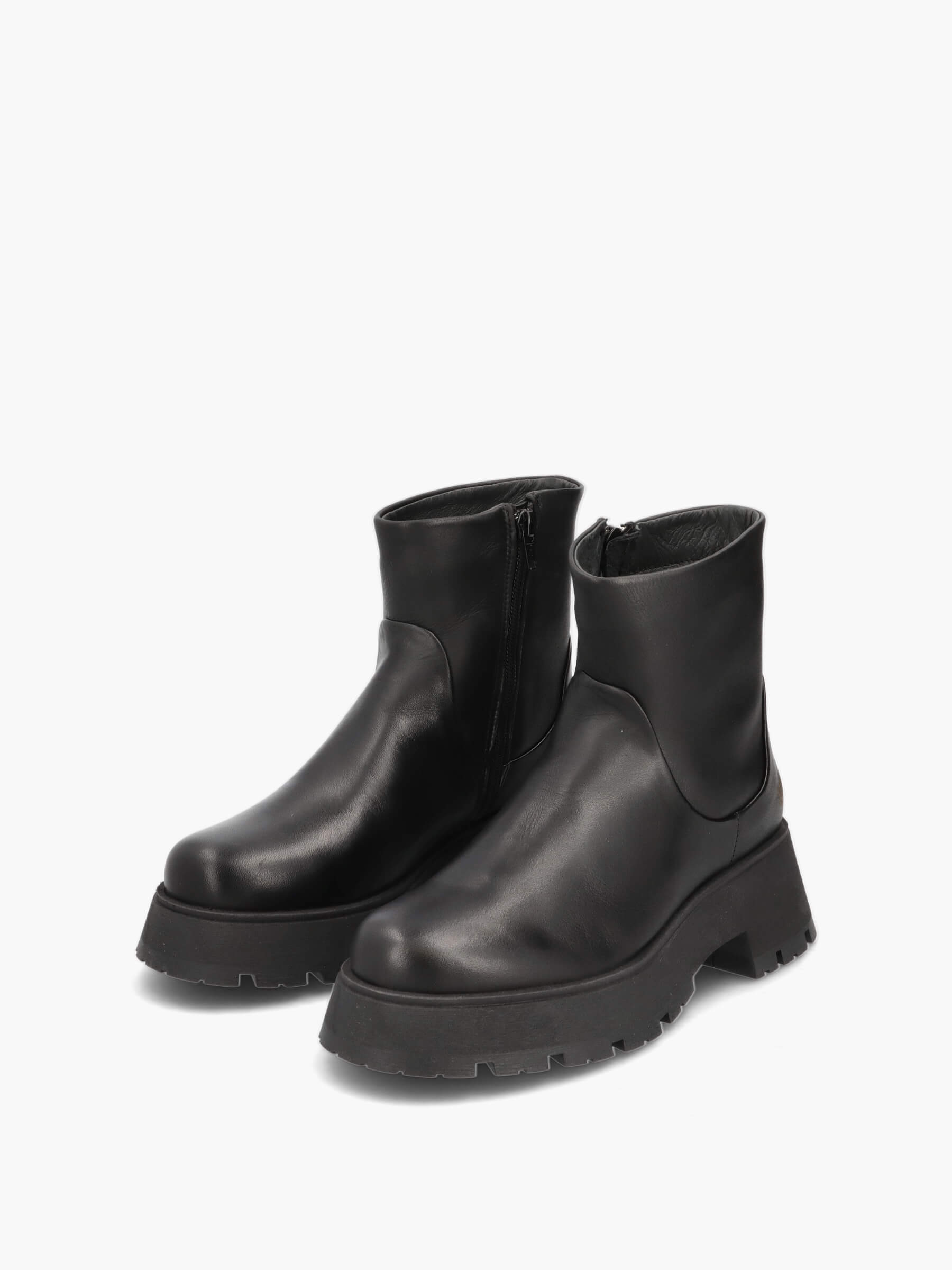 Plateau-Stiefeletten black, Bekleidung, Schuhwerk, Schuh, Stiefel