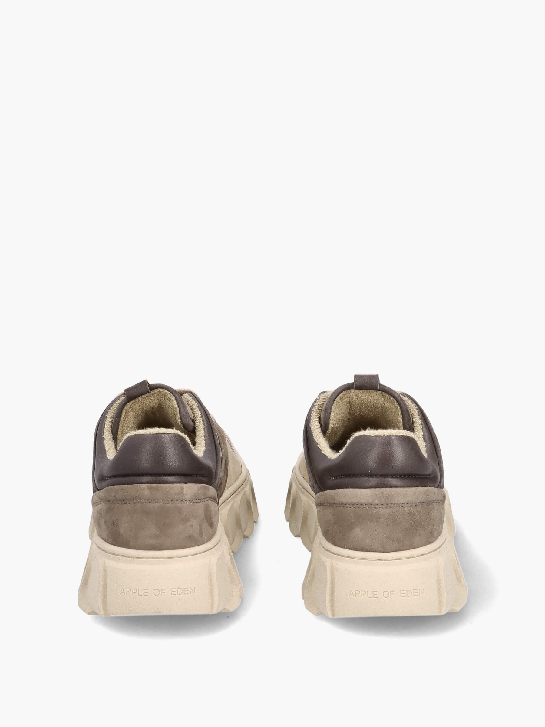 Sneaker im Material Mix taupe/grey, Bekleidung, Schuhwerk, Schuh, Sneaker