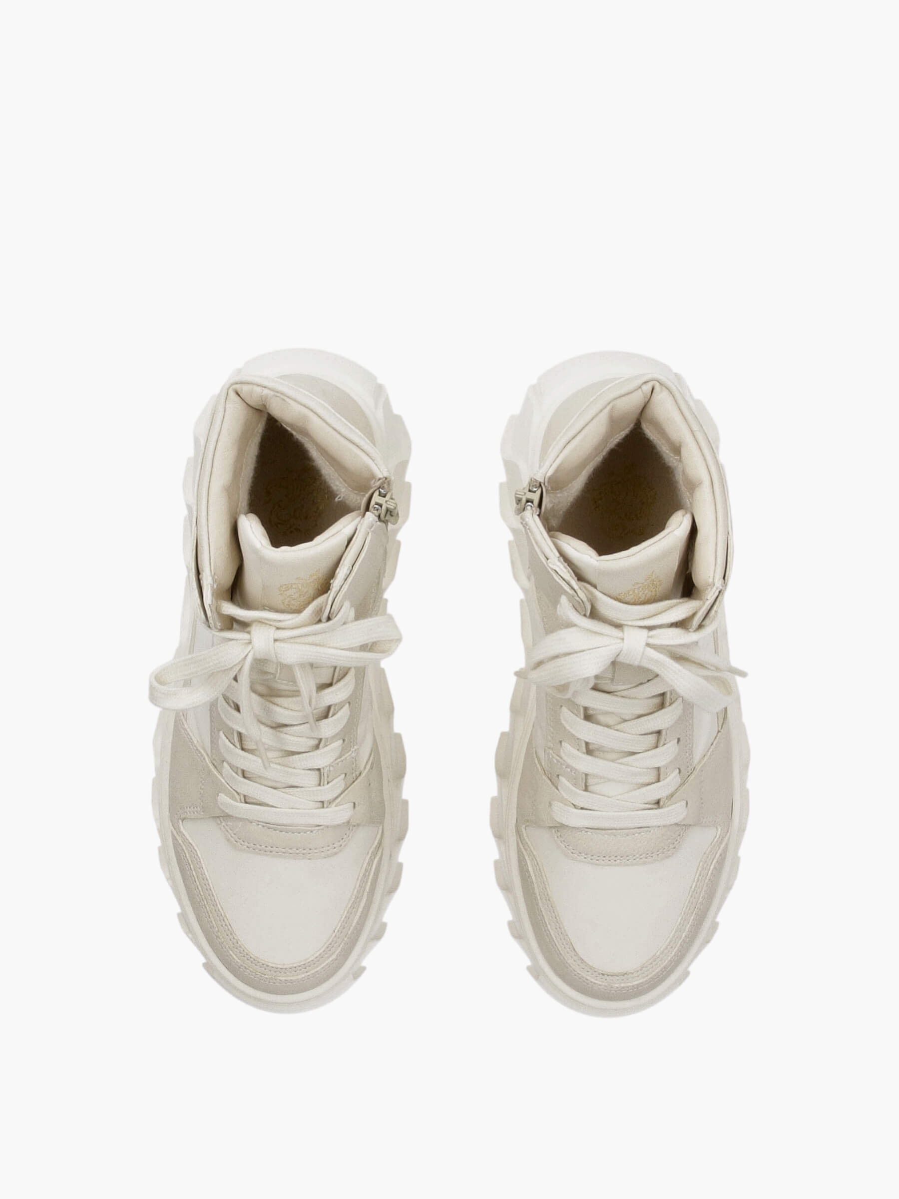 High Top Sneaker ivory, Bekleidung, Schuhwerk, Schuh, Sneaker, Laufschuh