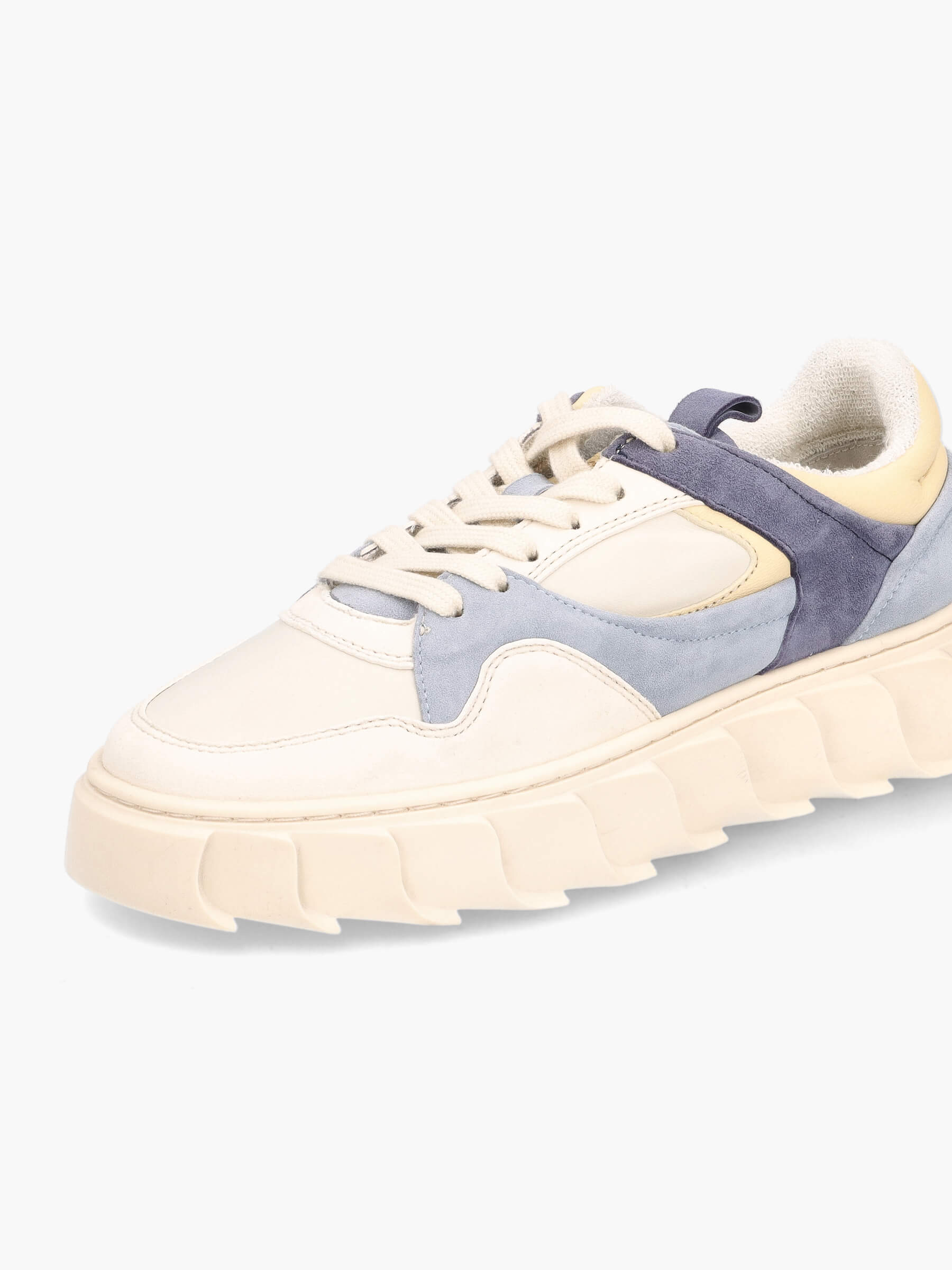 Mehrfarbige Sneaker Weiß/Blau, Bekleidung, Schuhwerk, Schuh, Sneaker