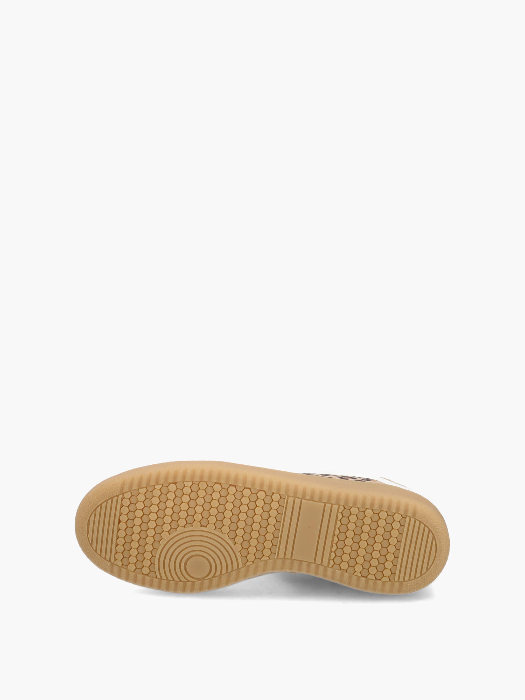 SAPHIRA White/Leo, Bekleidung, Schuhwerk, Schuh, Sneaker, Wildleder