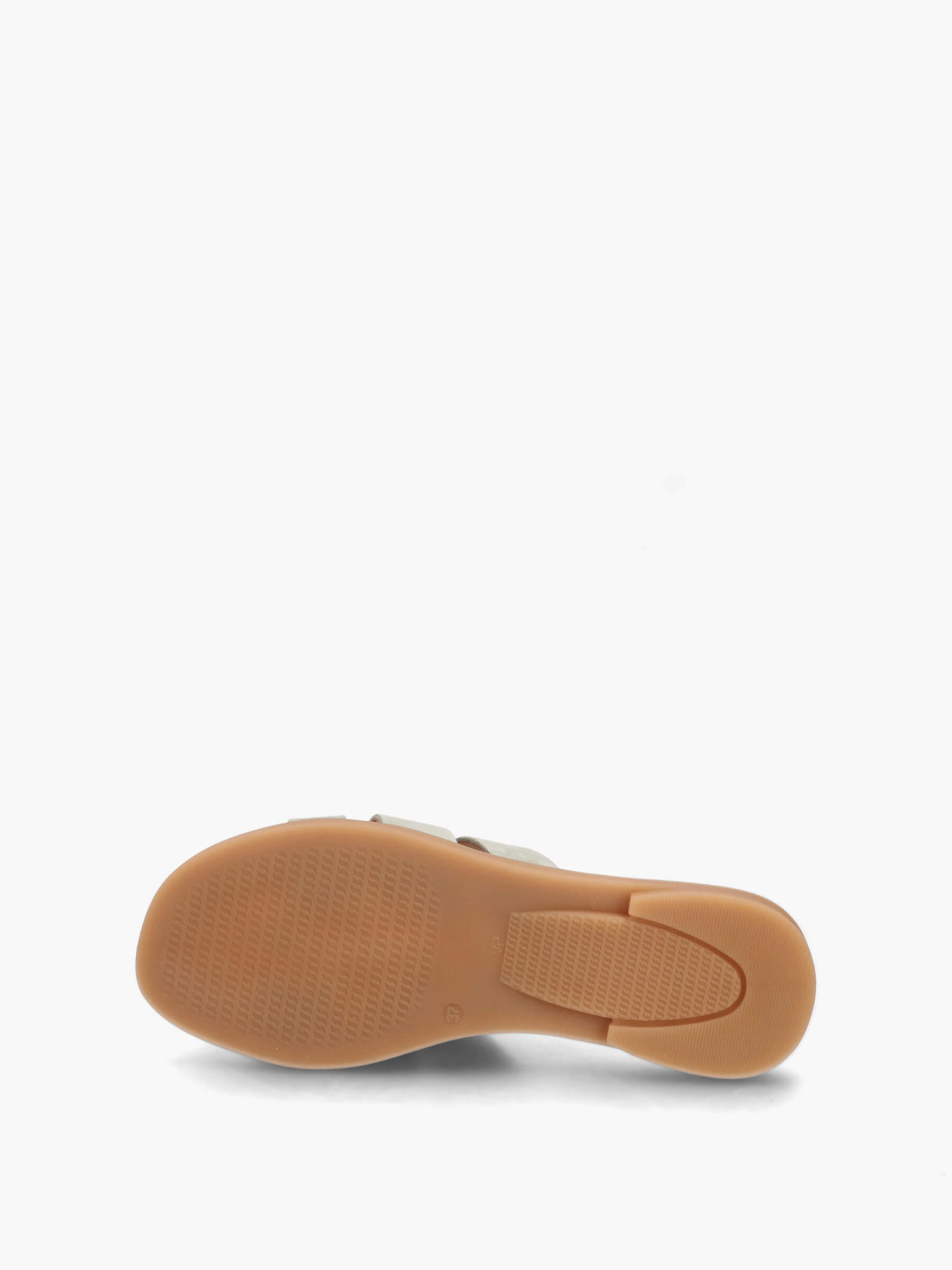 Pantoletten mit Lederriemen salvia, Bekleidung, Schuhwerk, Schuh, Sandale