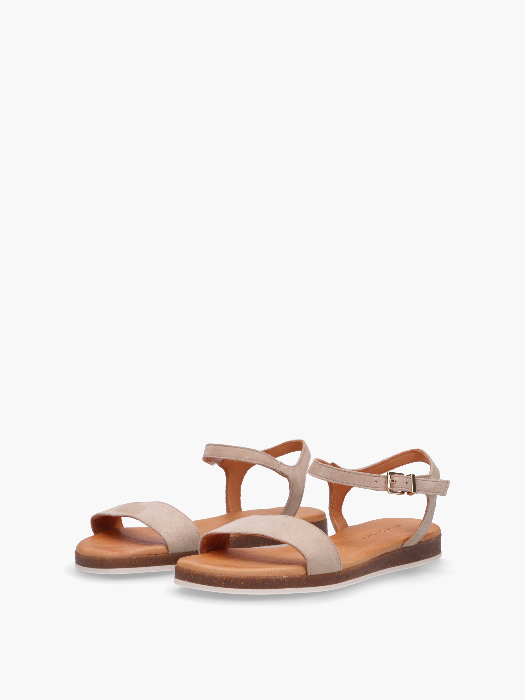 ISA Beige, Bekleidung, Schuhwerk, Sandale