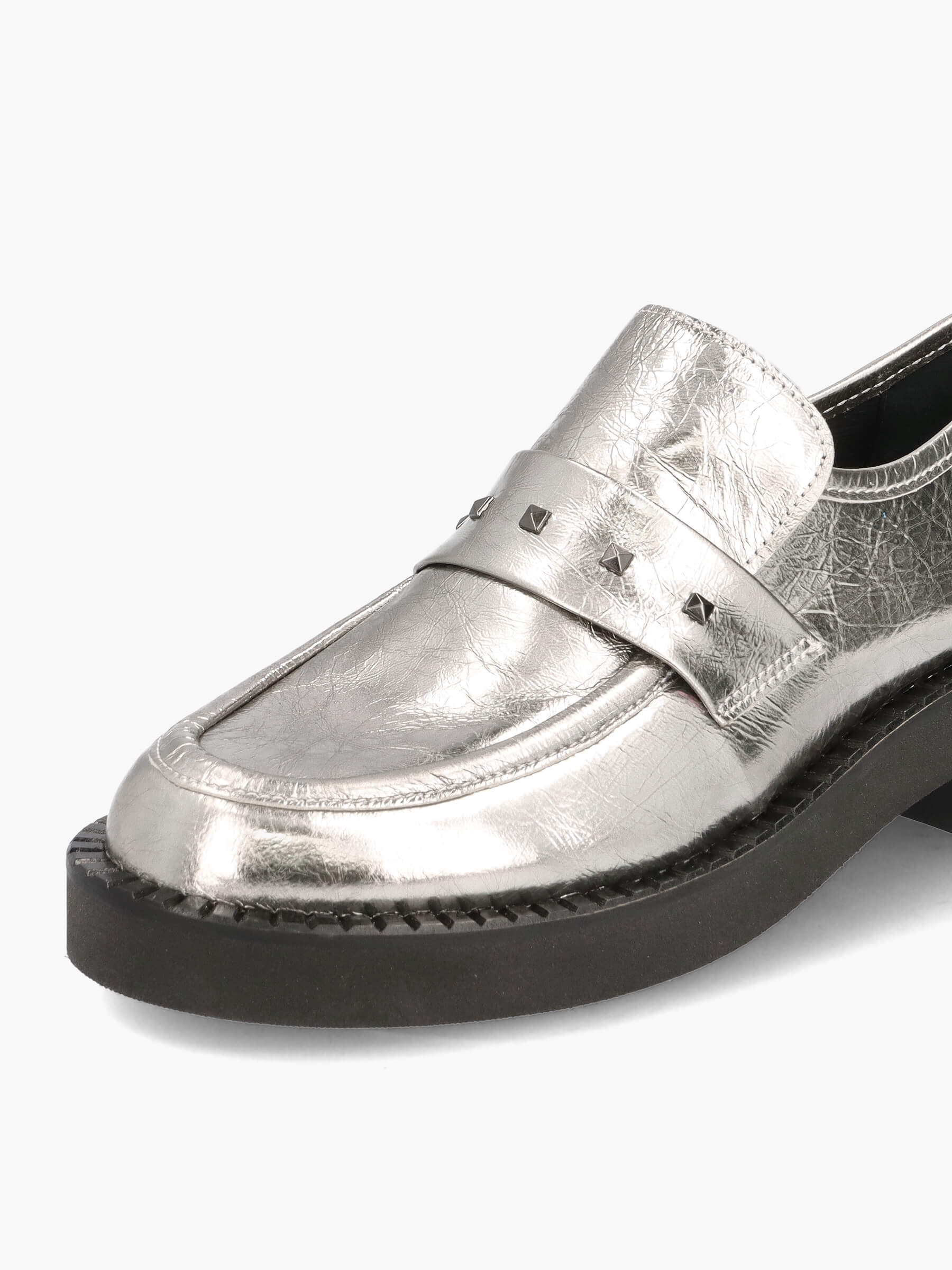Penny-Loafer silber, Bekleidung, Schuhwerk, Schuh, Sneaker, Sandale
