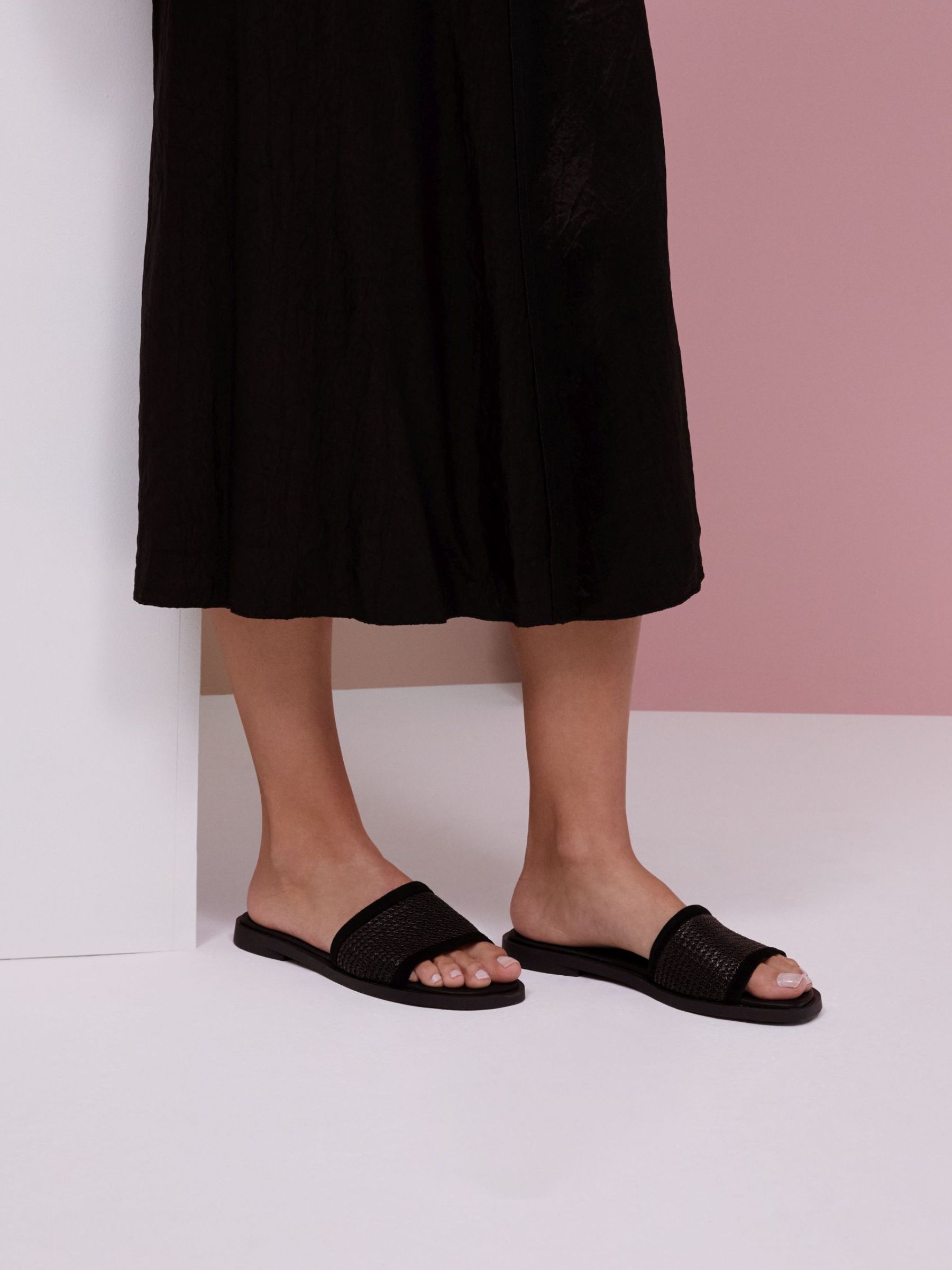 ARIANA-Black, Bekleidung, Schuhwerk, Sandale
