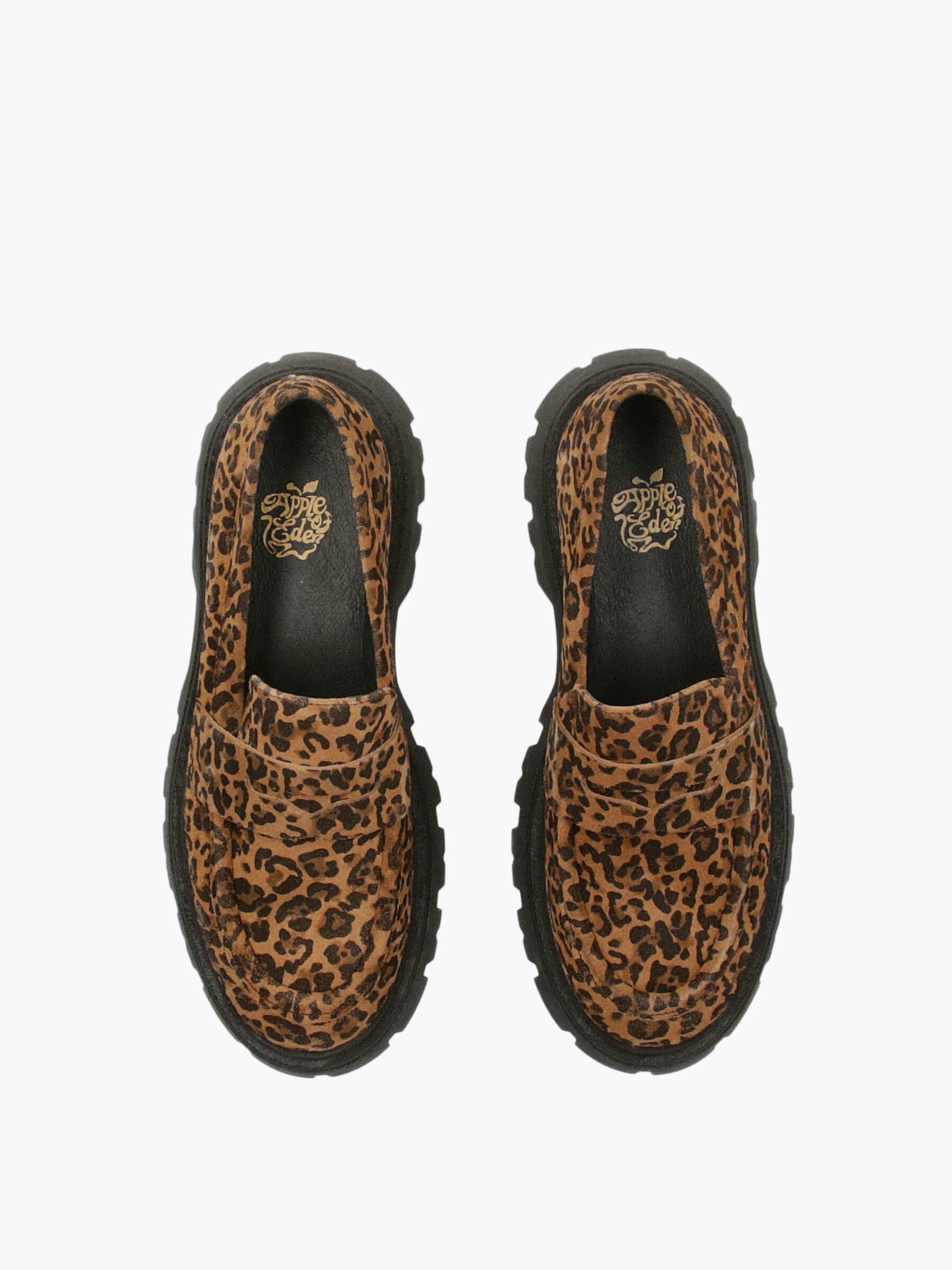Hochwertige Penny-Loafer im Leo-Look, Bekleidung, Schuhwerk, Schuh, Sneaker