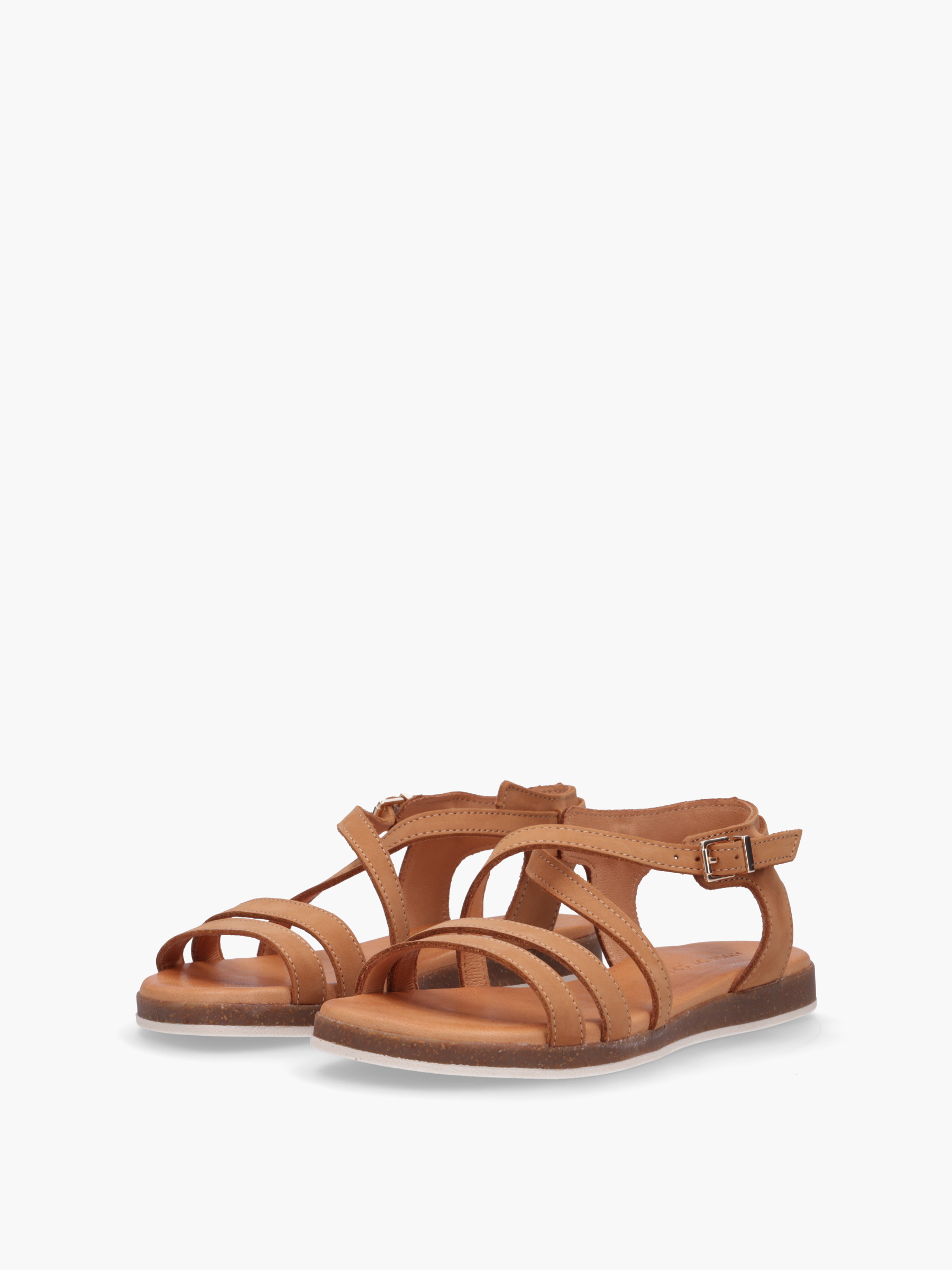 IRINA Cognac, Bekleidung, Schuhwerk, Sandale