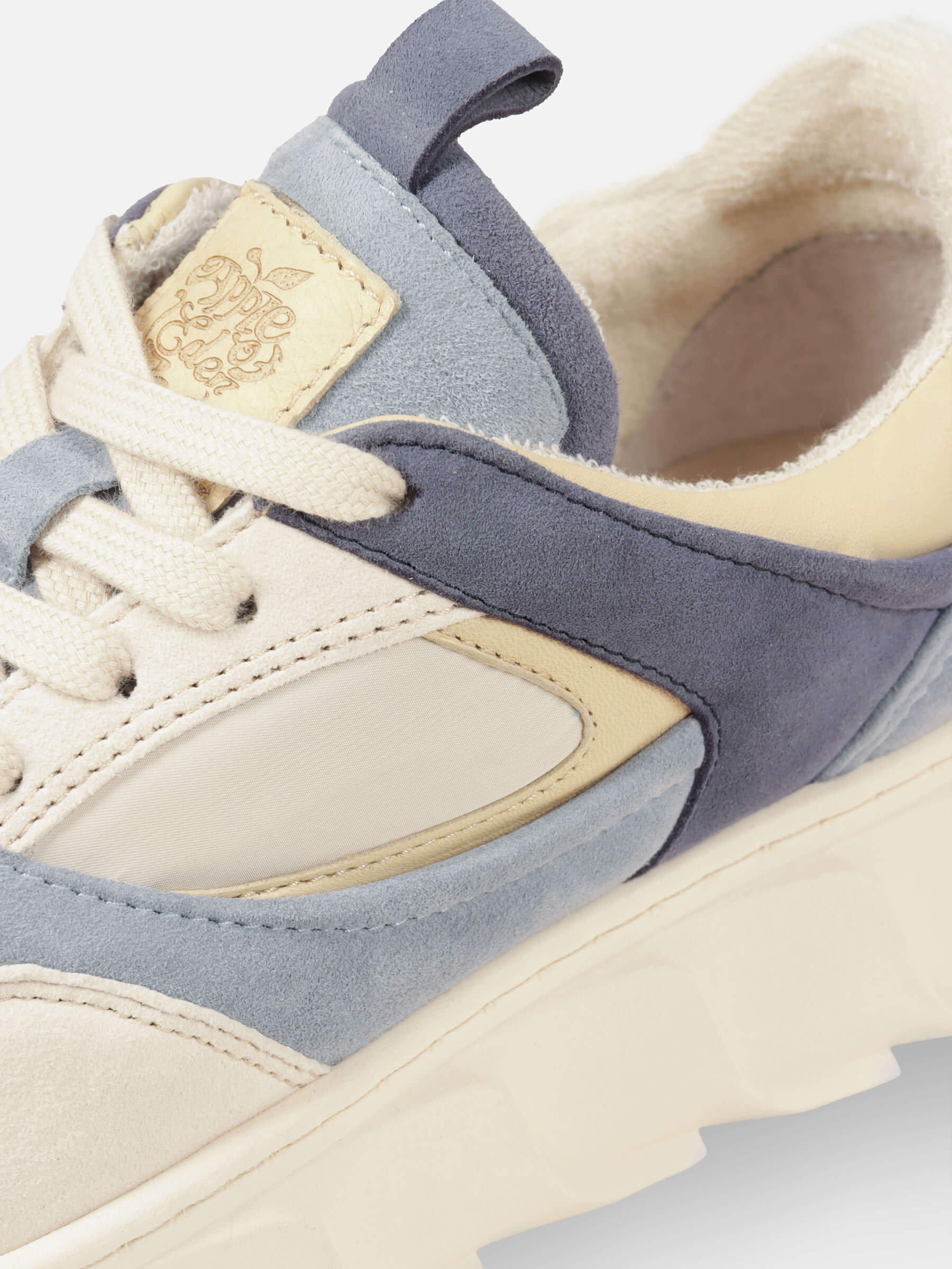 Mehrfarbige Sneaker Weiß/Blau, Bekleidung, Schuhwerk, Schuh, Sneaker
