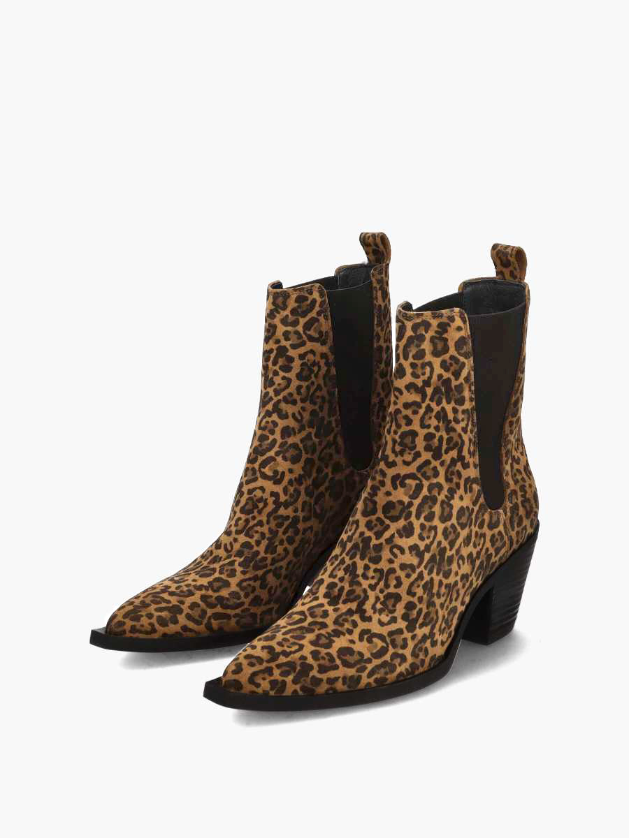 Cowboy Boots leo, Bekleidung, Schuhwerk, Schuh, Hoher Absatz, Stiefel