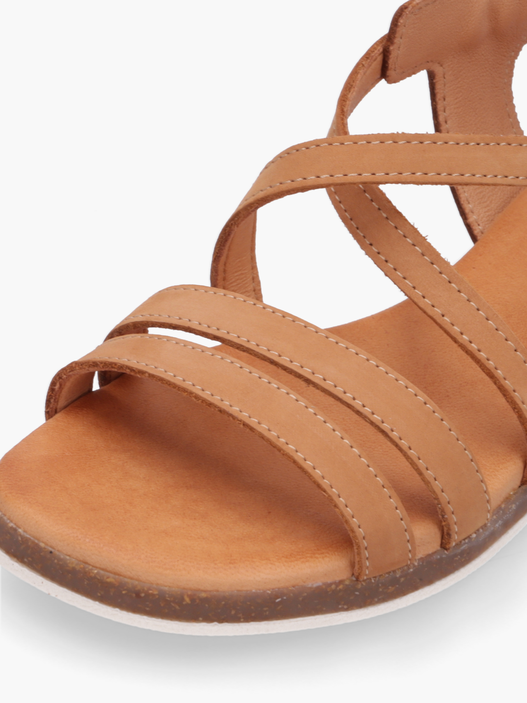 IRINA Cognac, Bekleidung, Schuhwerk, Sandale
