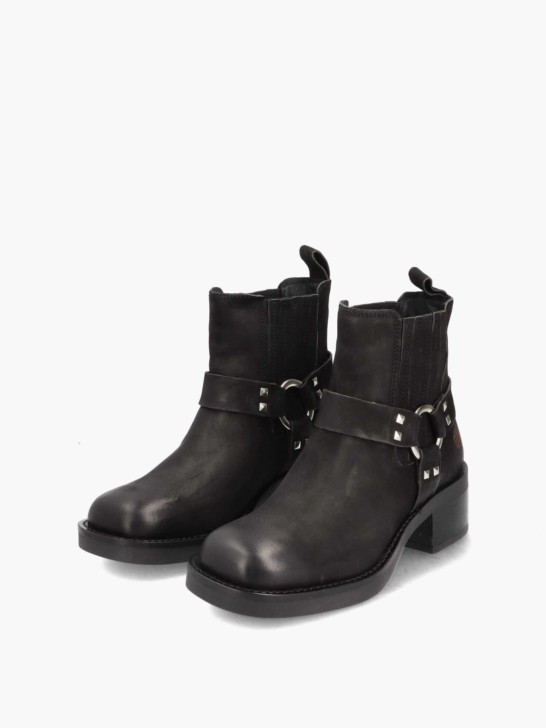 Biker Boots schwarz, Bekleidung, Schuhwerk, Schuh, Stiefel