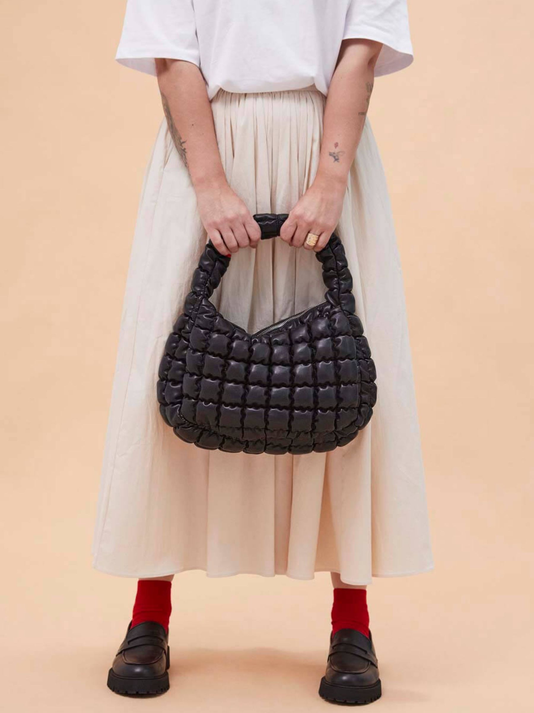 Puffer Schultertasche black Image, Zubehor, Tasche, Handtasche, Geldbörse