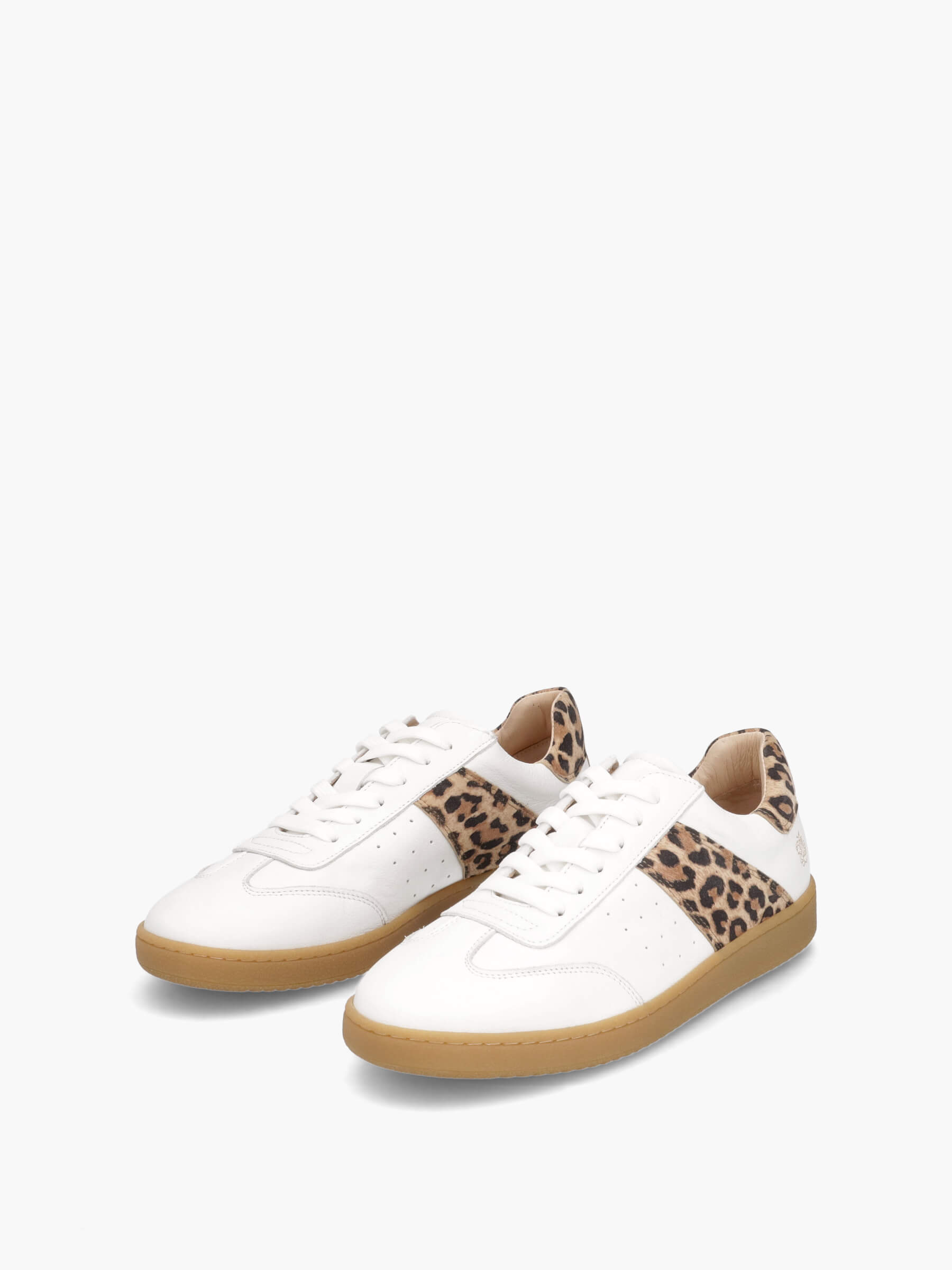 SAPHIRA White/Leo, Bekleidung, Schuhwerk, Schuh, Sneaker