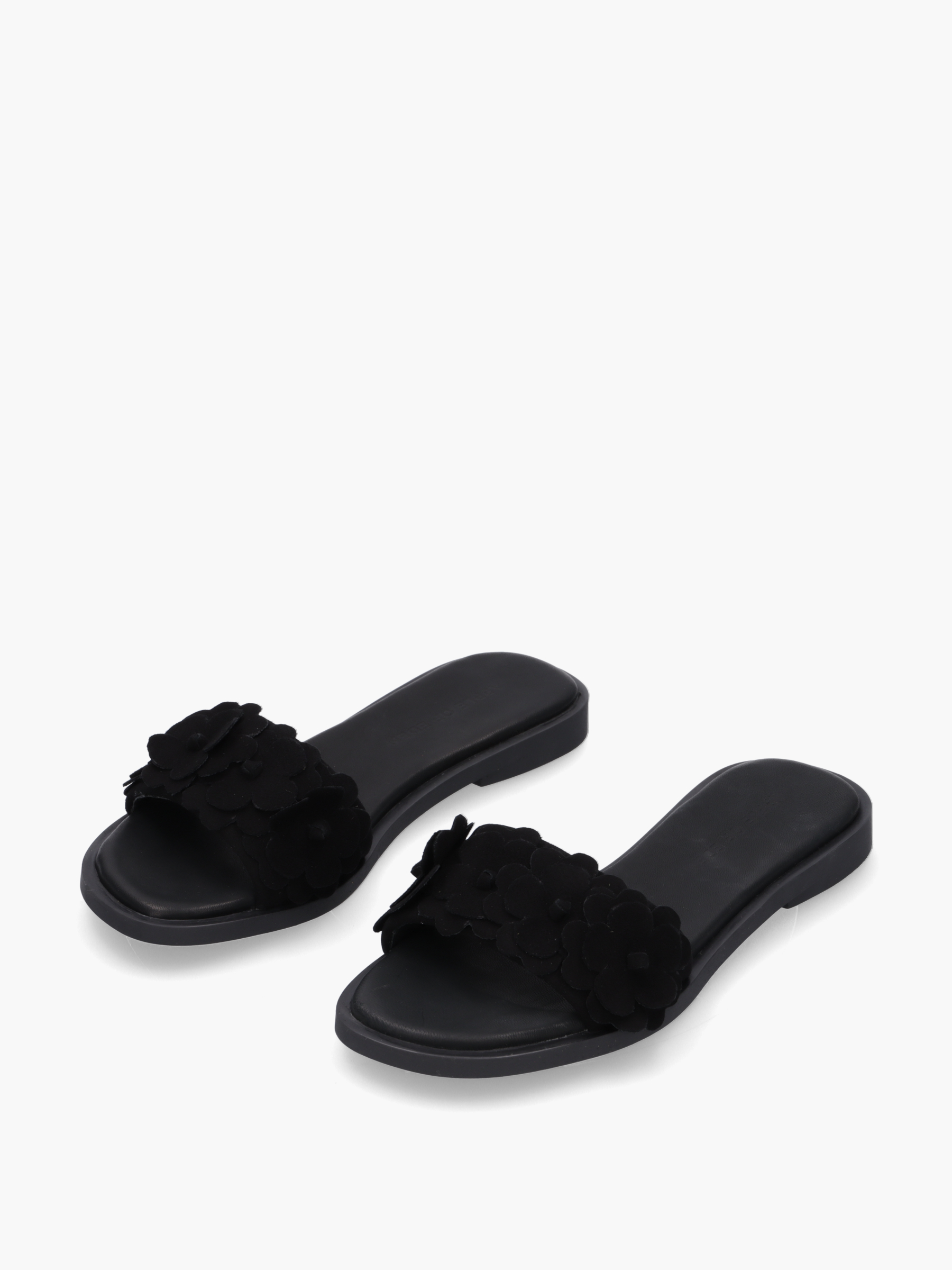 ARIELA Schwarz, Bekleidung, Schuhwerk, Sandale, Rauchrohr
