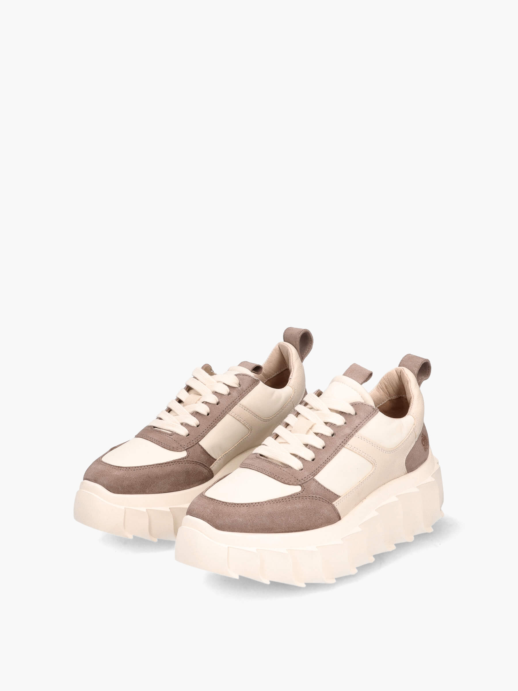 Plateau-Sneaker Zweifarbig , Bekleidung, Schuhwerk, Schuh, Sneaker