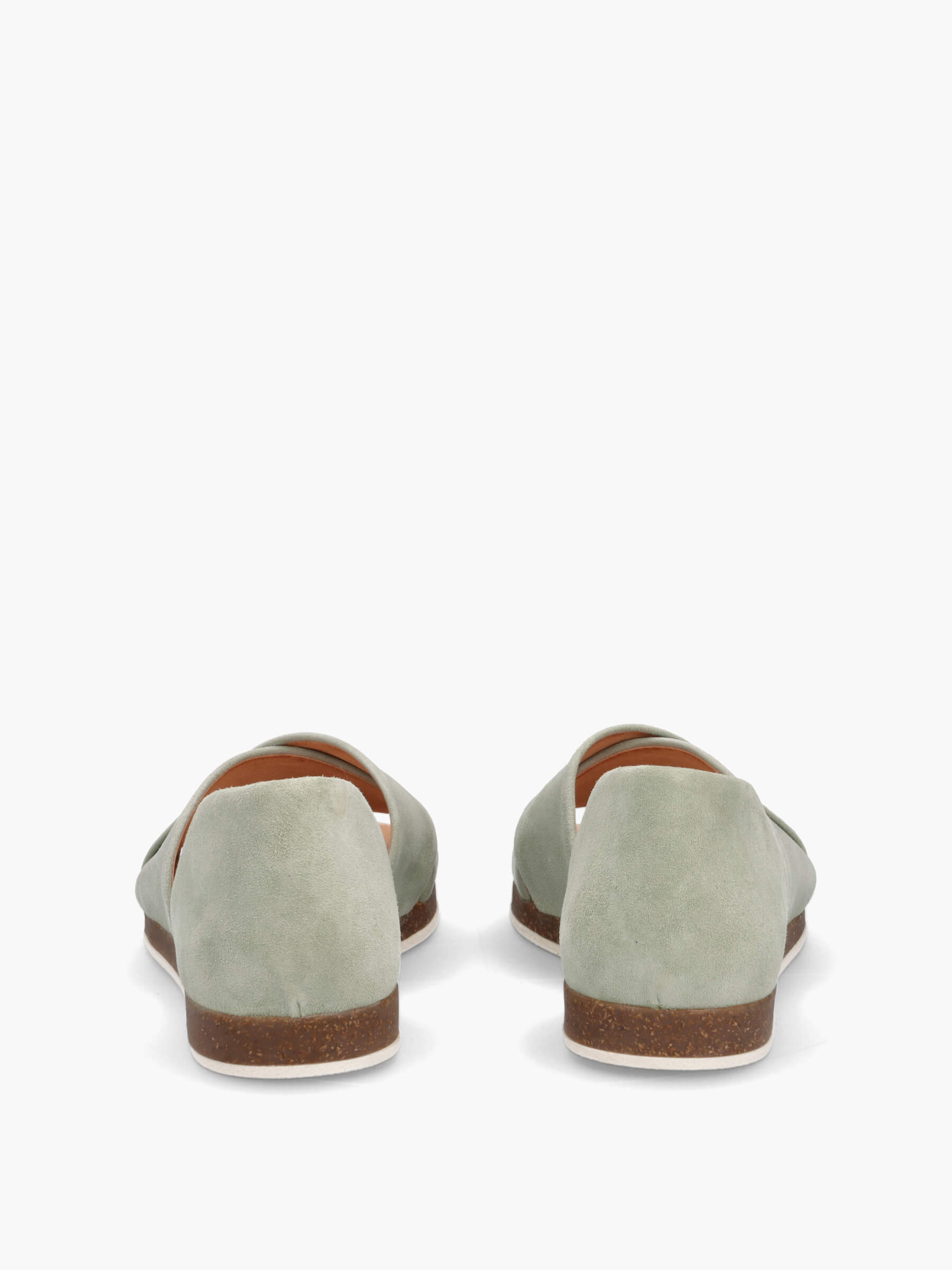 SS25-CELINE96-000-000-Apple-of-Eden_3_BM Sandalen mit gekreuzten Lederriemen, Wildleder, Kleidung, Schuhwerk, Schuh, Sandale