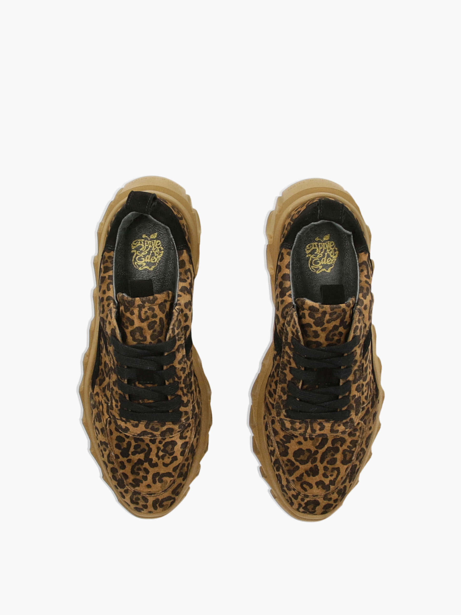 Plateau-Sneaker leo, Bekleidung, Schuhwerk, Schuh, Sneaker, Wildleder