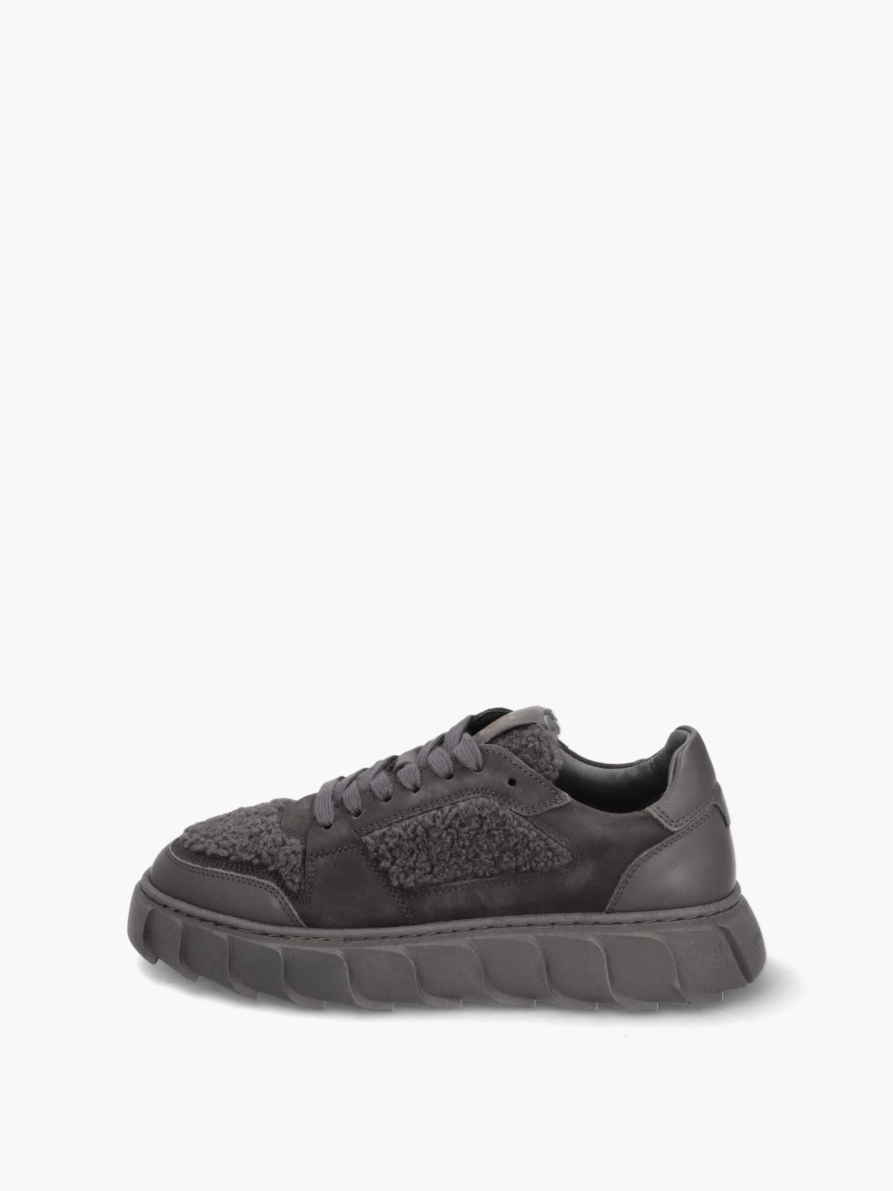 AW24-LONDON14-dk-grey-000-000-Apple-of-Eden_2_BM Sneaker dunkelgrau, Bekleidung, Schuhwerk, Schuh, Sneaker, Wildleder